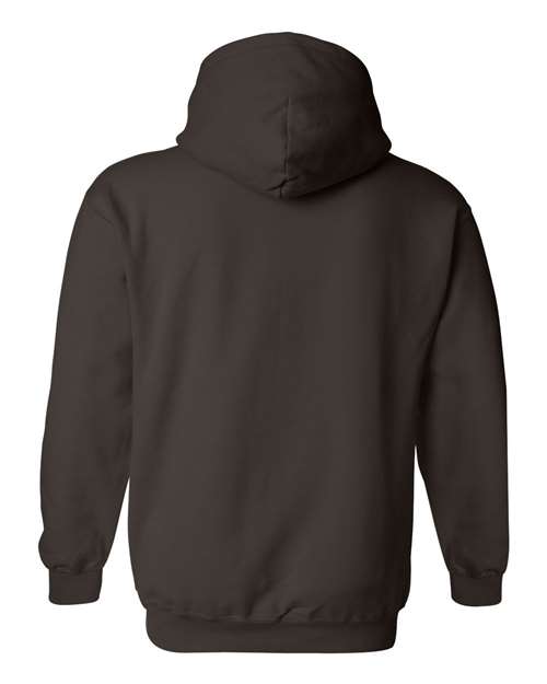 Gildan 18500, Unisex Heavy Blend Hooded Sweatshirt, Dark Chocolate