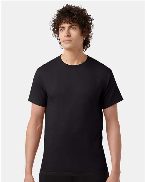 Champion T425, Unisex Classic T-shirt, Black
