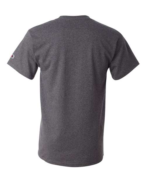 Champion T425, Unisex Classic T-shirt, Charcoal Heather