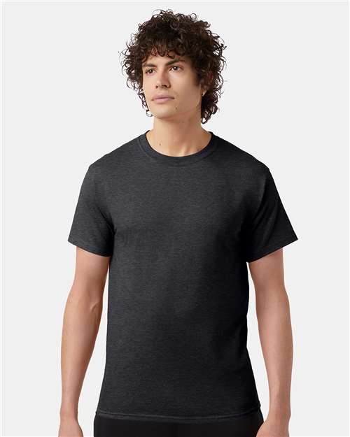 Champion T425, Unisex Classic T-shirt, Charcoal Heather