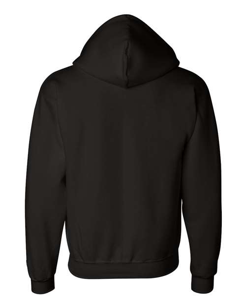 Champion S800, Unisex Powerblend Full-zip Hooded Sweatshirt, Black