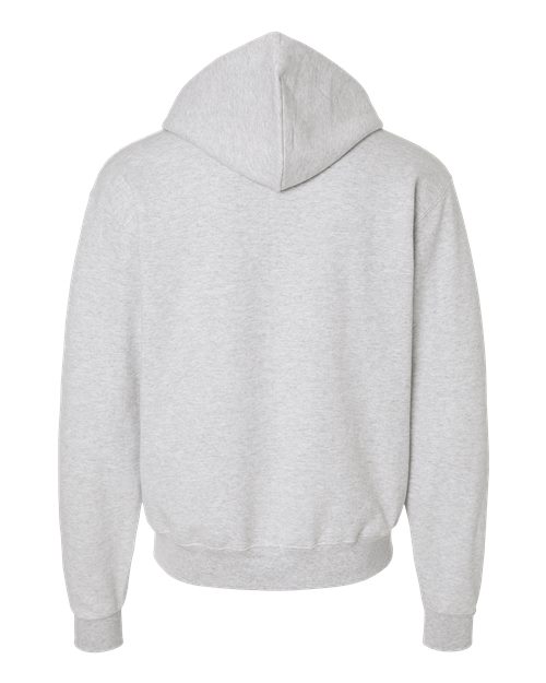Champion S800, Unisex Powerblend Full-zip Hooded Sweatshirt, Silver Grey