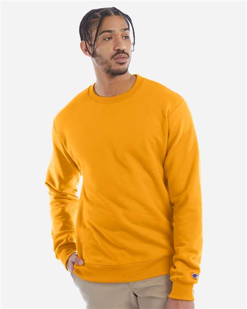Champion S600, Unisex Powerblend Crewneck Sweatshirt, Gold