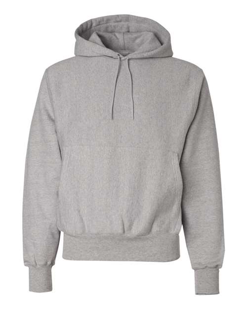 Champion S101, Unisex Reverse Weave Hooded Sweatshirt, Oxford Grey