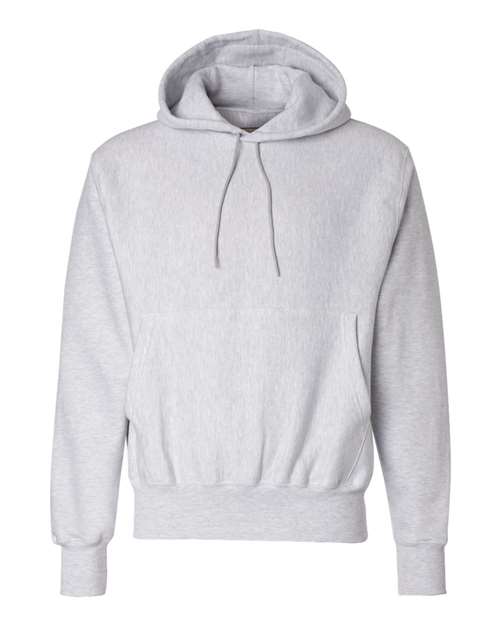 Champion S101, Unisex Reverse Weave Hooded Sweatshirt, Silver Grey