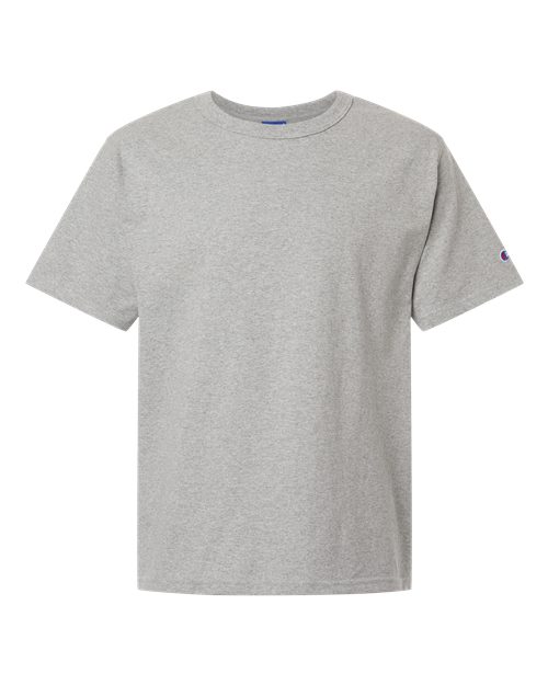 Champion T105, Unisex Heritage Jersey T-shirt, Oxford Grey