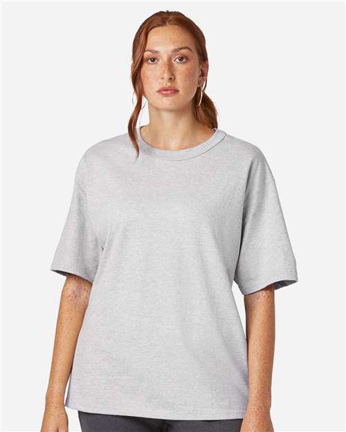 Champion T105, Unisex Heritage Jersey T-shirt, Silver Grey