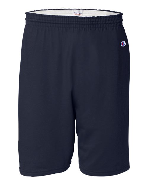 Champion 8187, Unisex Cotton Gym Shorts, Navy