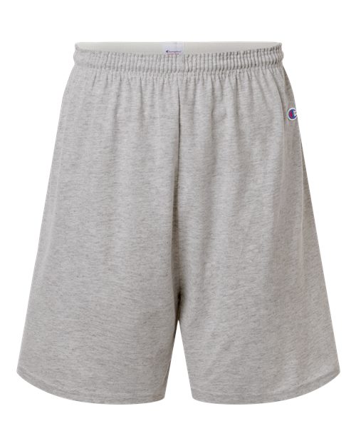 Champion 8187, Unisex Cotton Gym Shorts, Oxford Grey Heather