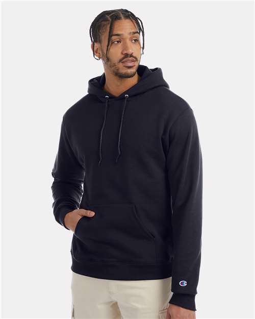 Unisex Powerblend® Hooded Sweatshirt - Navy -  - 1757