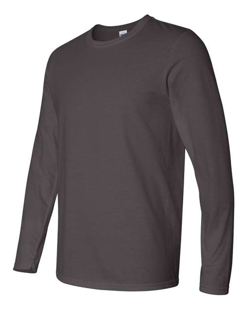 Gildan 64400, Unisex Softstyle Long Sleeve T-shirt, Charcoal