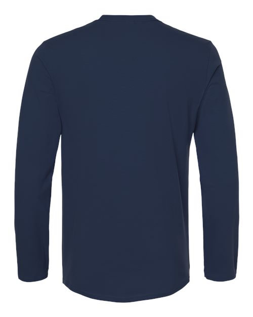 Gildan 64400, Unisex Softstyle Long Sleeve T-shirt, Navy