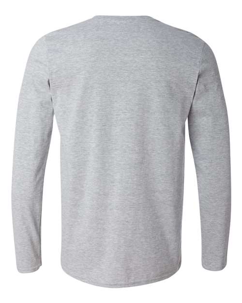 Gildan 64400, Unisex Softstyle Long Sleeve T-shirt, Sport Grey