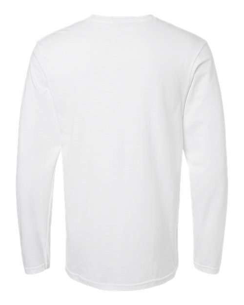 Gildan 64400, Unisex Softstyle Long Sleeve T-shirt, White
