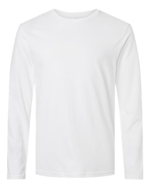 Gildan 64400, Unisex Softstyle Long Sleeve T-shirt, White