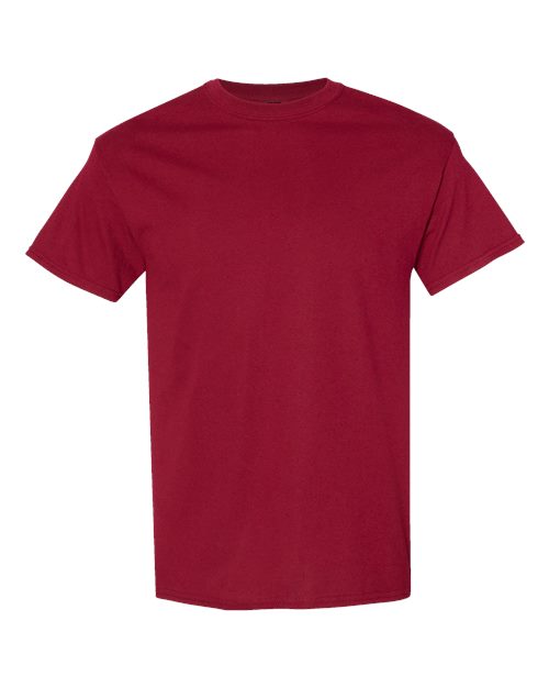 Heavy Cotton T-Shirt | Durable | Everyday Wear - 5000 Garnet classic fit comfortable Cotton durable everyday wear heavy cotton Polyester printable short sleeve t-shirt T-Shirts - Core unisex