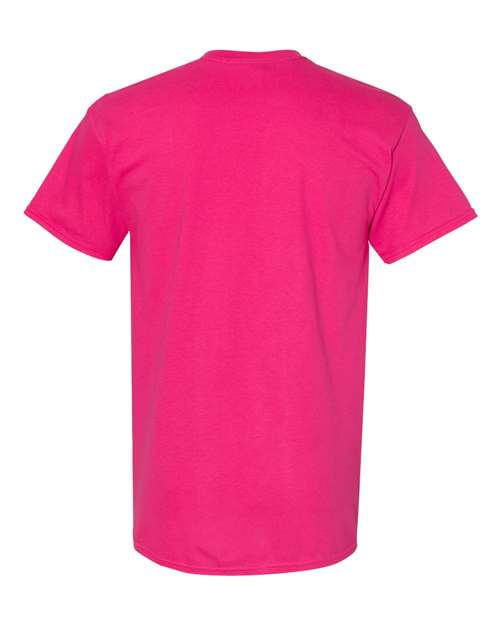 Gildan 5000, Unisex Heavy Cotton T-shirt, Heliconia
