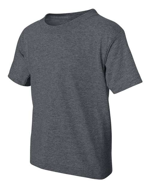 Gildan 8000B, Youth Dryblend T-shirt, Dark Heather