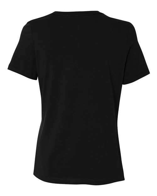 BELLA + CANVAS 6400, Women’s Relaxed Jersey Tee, Black