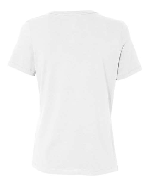 BELLA + CANVAS 6400, Women’s Relaxed Jersey Tee, White