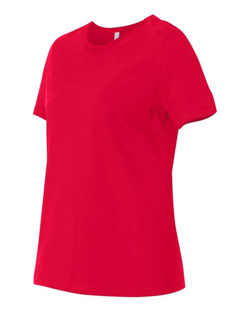 BELLA + CANVAS 6400, Women’s Relaxed Jersey Tee, Red
