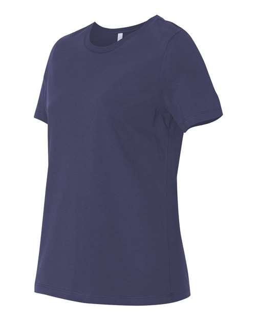 BELLA + CANVAS 6400, Women’s Relaxed Jersey Tee, Navy
