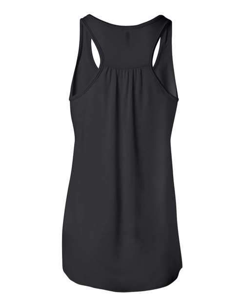 BELLA + CANVAS 8800, Women's Flowy Racerback Tank, Black