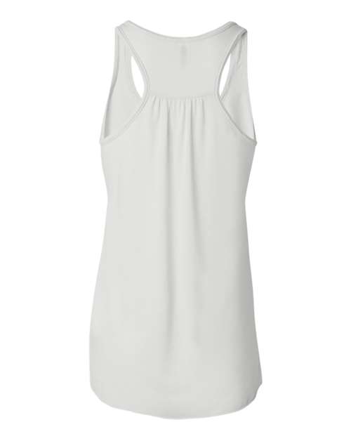 BELLA + CANVAS 8800, Women's Flowy Racerback Tank, White