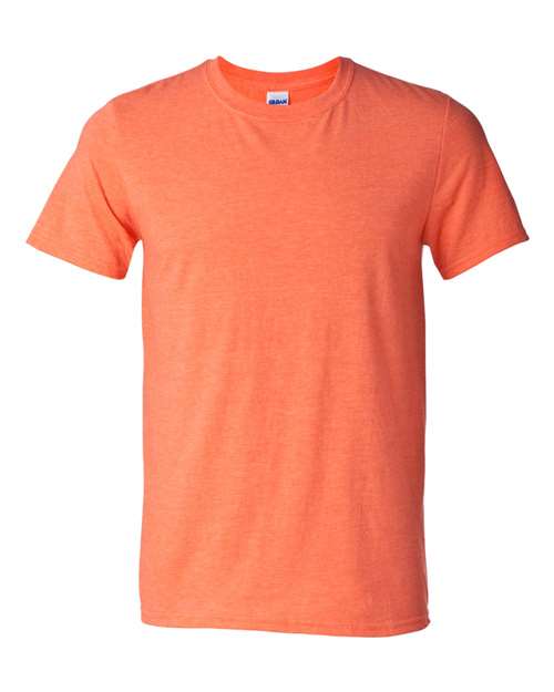 Softstyle Ring-Spun T-Shirt | Comfortable | Unisex - 64000 Heather Orange casual comfortable cotton everyday wear Polyester printable ring-spun softstyle t-shirt T-Shirts - Core unisex