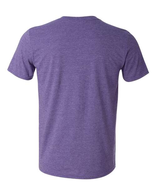 Gildan 64000, Unisex Softstyle T-shirt, Heather Purple