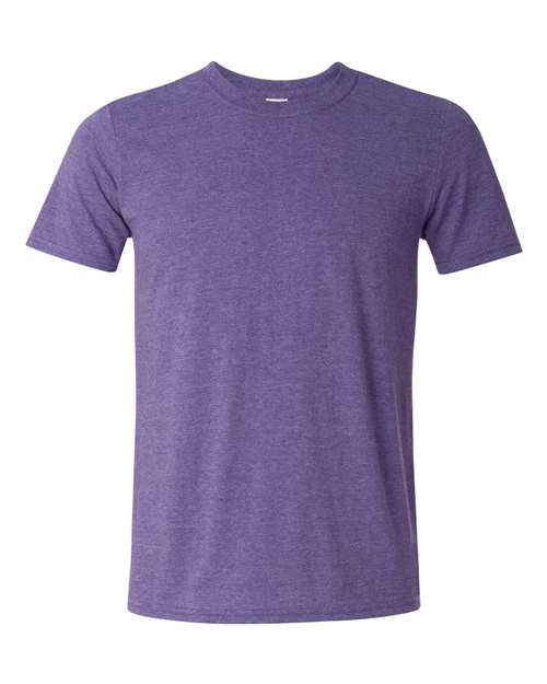 Softstyle Ring-Spun T-Shirt | Comfortable | Unisex - 64000 Heather Purple casual comfortable cotton everyday wear Polyester printable ring-spun softstyle t-shirt T-Shirts - Core unisex