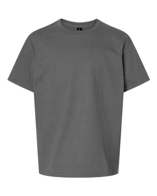 Gildan 2000B, Youth Ultra Cotton T-shirt, Charcoal