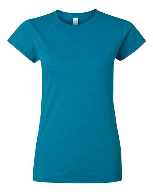 Gildan 64000L, Women's Softstyle T-shirt, Antique Sapphire