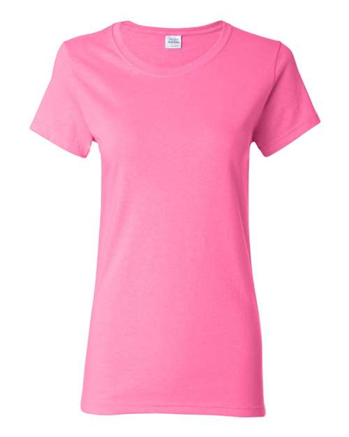 Gildan 5000L, Women's Heavy Cotton T-shirt, Azalea