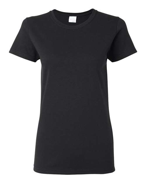 Gildan 5000L, Women's Heavy Cotton T-shirt, Black