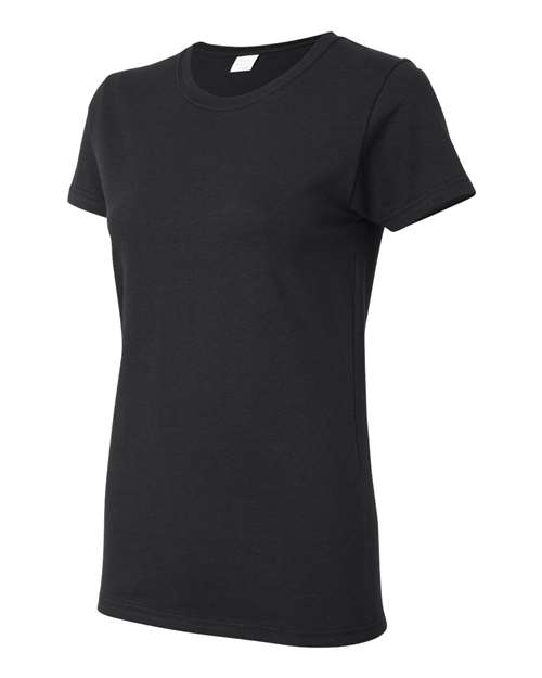 Gildan 5000L, Women's Heavy Cotton T-shirt, Black