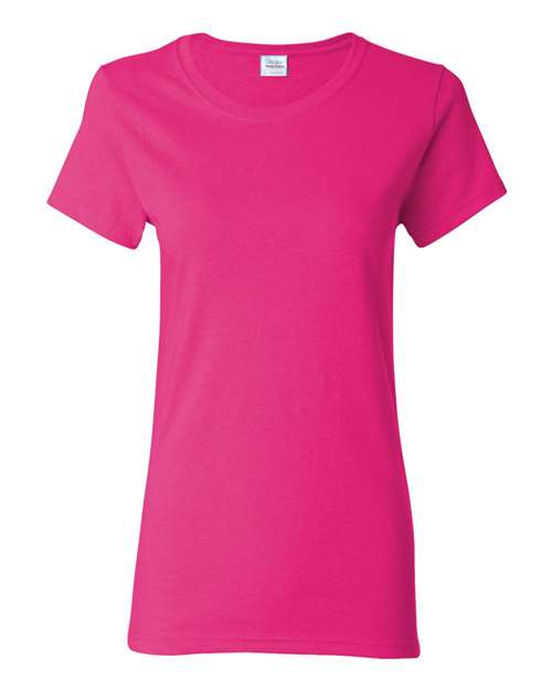 Gildan 5000L, Women's Heavy Cotton T-shirt, Heliconia