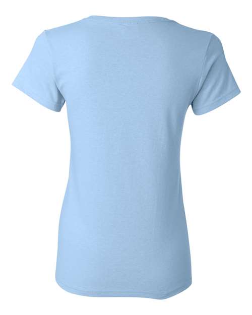 Gildan 5000L, Women's Heavy Cotton T-shirt, Light Blue