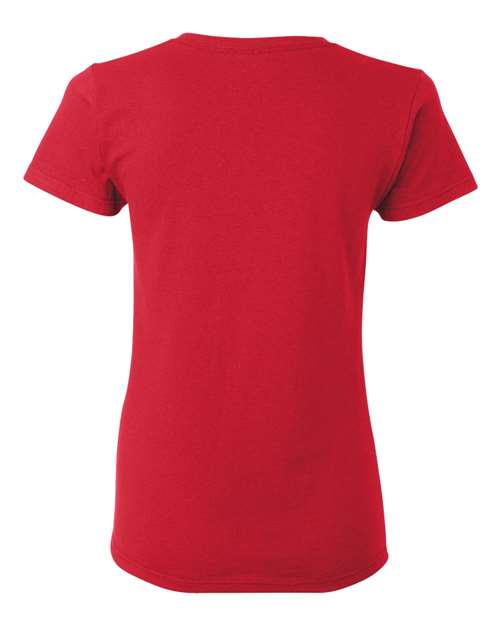 Gildan 5000L, Women's Heavy Cotton T-shirt, Red