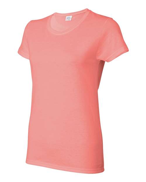 Gildan 5000L, Women's Heavy Cotton T-shirt, Coral Silk