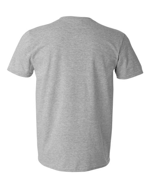 Gildan 64V00, Unisex Softstyle V-neck T-shirt, Sport Grey
