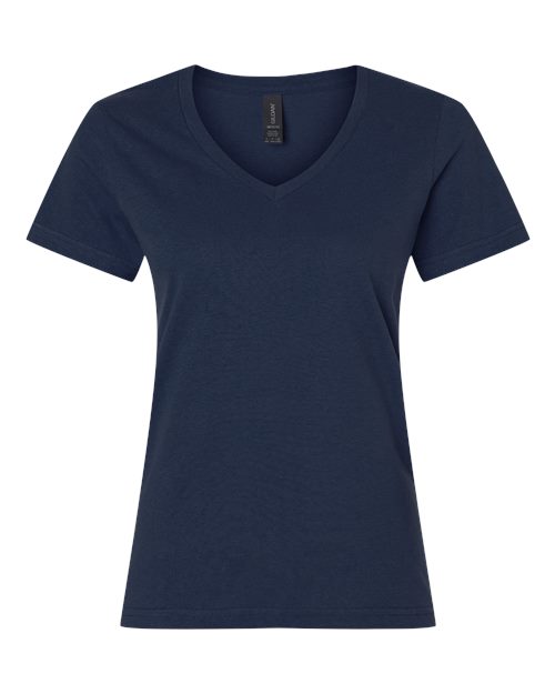 Gildan 64V00L, Women's Softstyle V-neck T-shirt, Navy