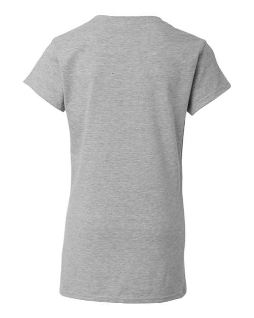 Gildan 64V00L, Women's Softstyle V-neck T-shirt, Sport Grey