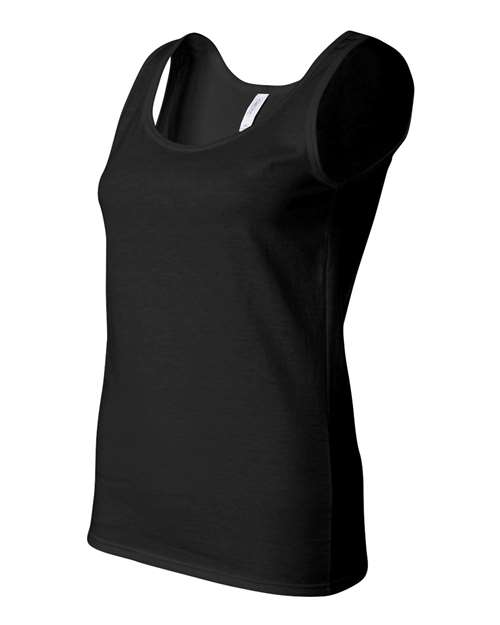 Gildan 64200L, Women's Softstyle Tank Top, Black