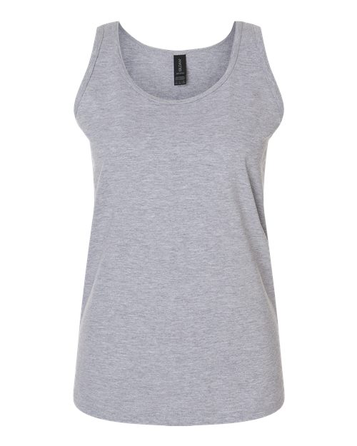 Gildan 64200L, Women's Softstyle Tank Top, Sport Grey