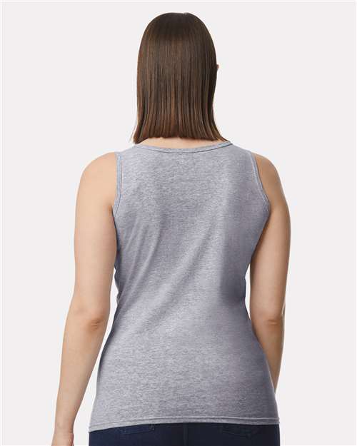 Gildan 64200L, Women's Softstyle Tank Top, Sport Grey