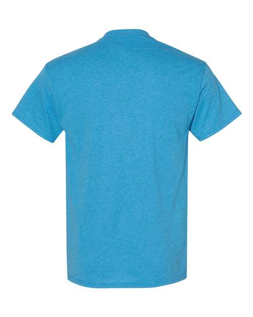Gildan 5000, Unisex Heavy Cotton T-shirt, Heather Sapphire