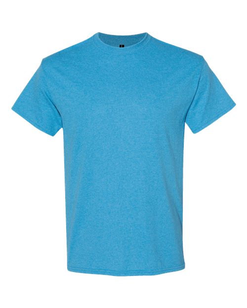Heavy Cotton T-Shirt | Durable | Everyday Wear - 5000 Heather Sapphire classic fit comfortable Cotton durable everyday wear heavy cotton Polyester printable short sleeve t-shirt T-Shirts - Core unisex