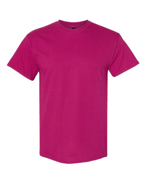 Heavy Cotton T-Shirt | Durable | Everyday Wear - 5000 Berry classic fit comfortable Cotton durable everyday wear heavy cotton Polyester printable short sleeve t-shirt T-Shirts - Core unisex