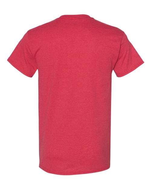 Gildan 5000, Unisex Heavy Cotton T-shirt, Heather Red